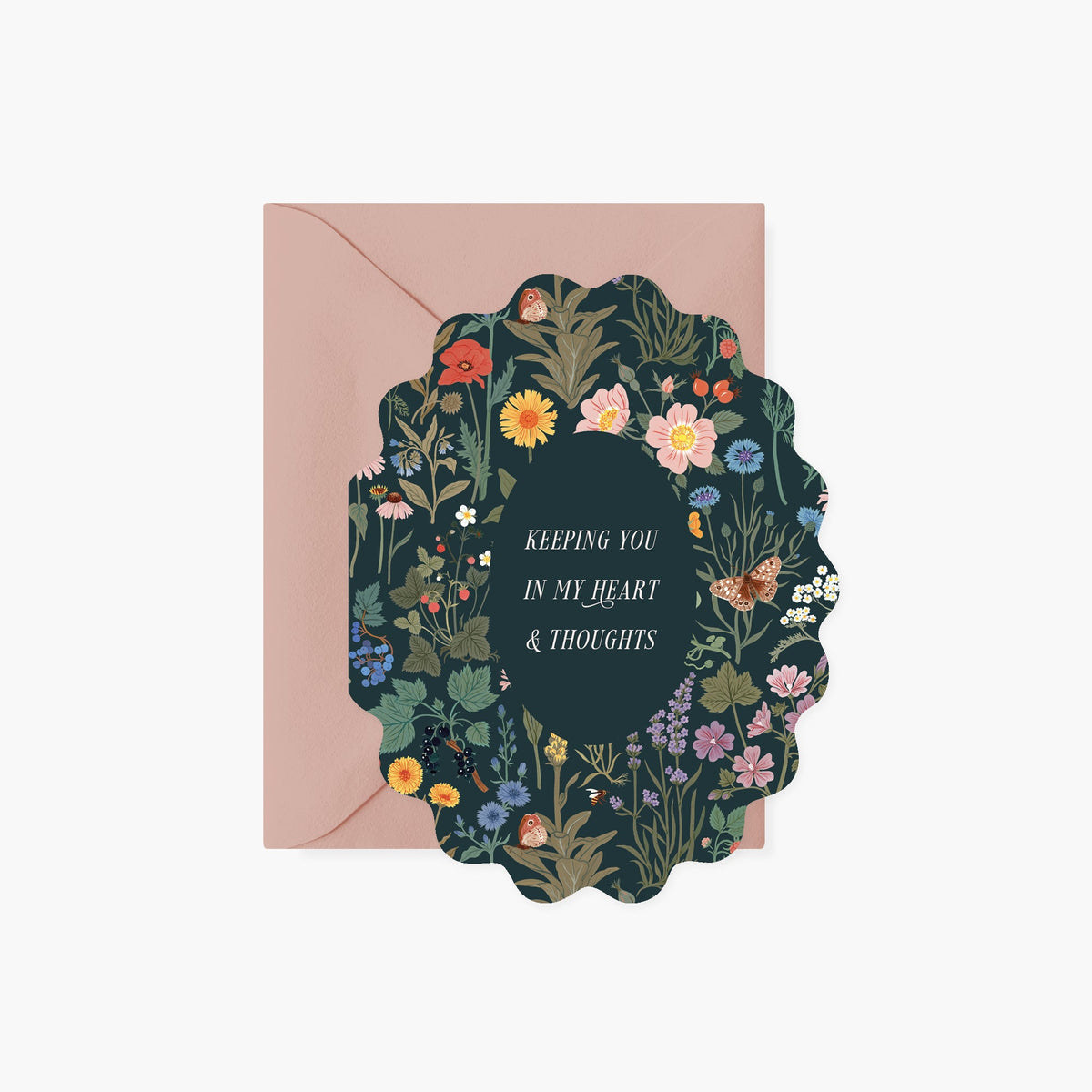IN MY HEART AND THOUGHTS | greeting card