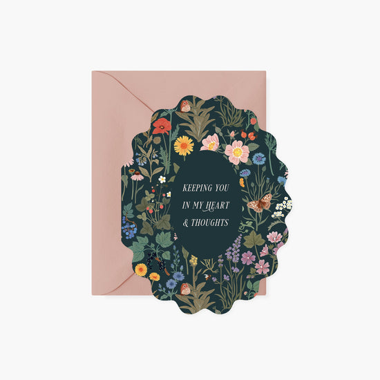 IN MY HEART AND THOUGHTS | greeting card