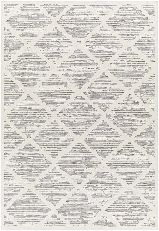 Gambang 3D Trellis Outdoor Area Rug - Clearance