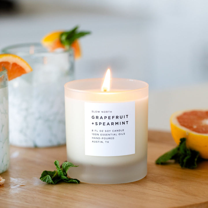 Grapefruit + Spearmint - Signature Candle