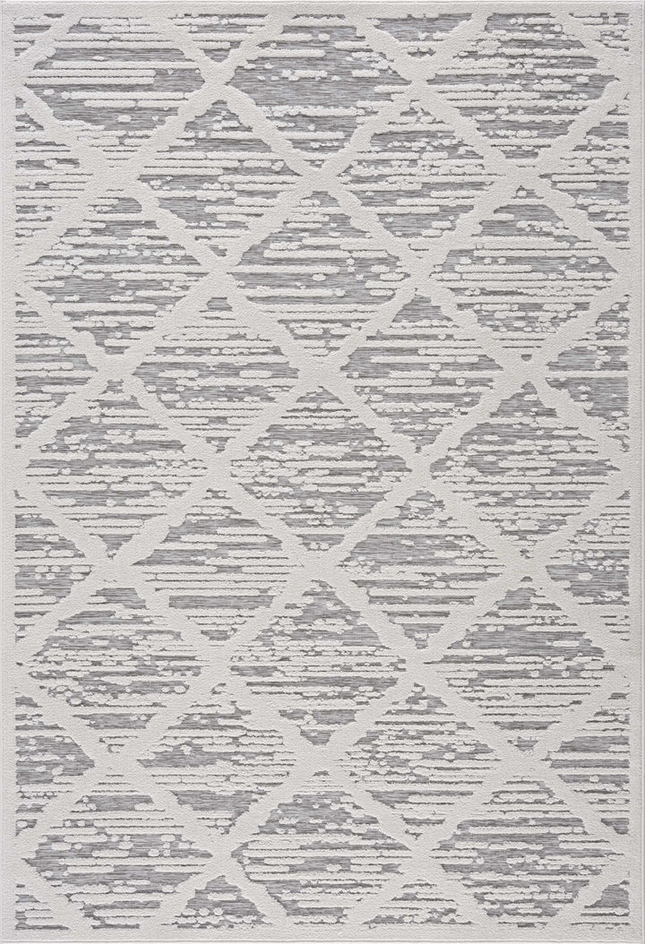 Gambang 3D Trellis Outdoor Area Rug - Clearance