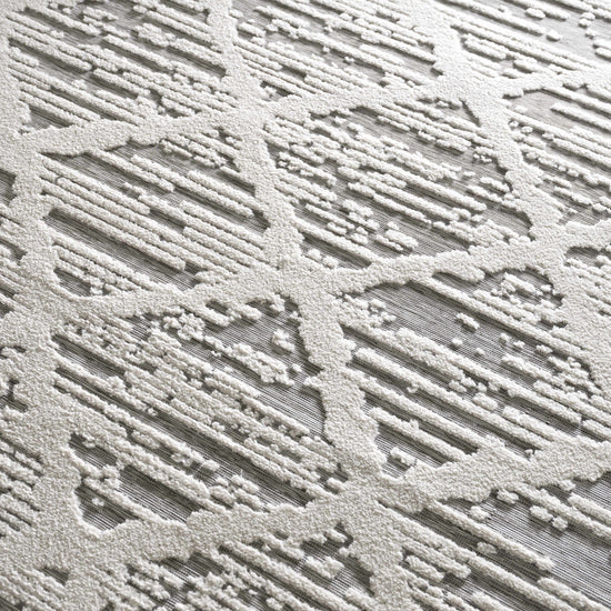 Gambang 3D Trellis Outdoor Area Rug - Clearance