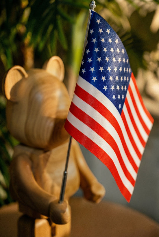 Handcrafted Wooden Bear Sculpture
