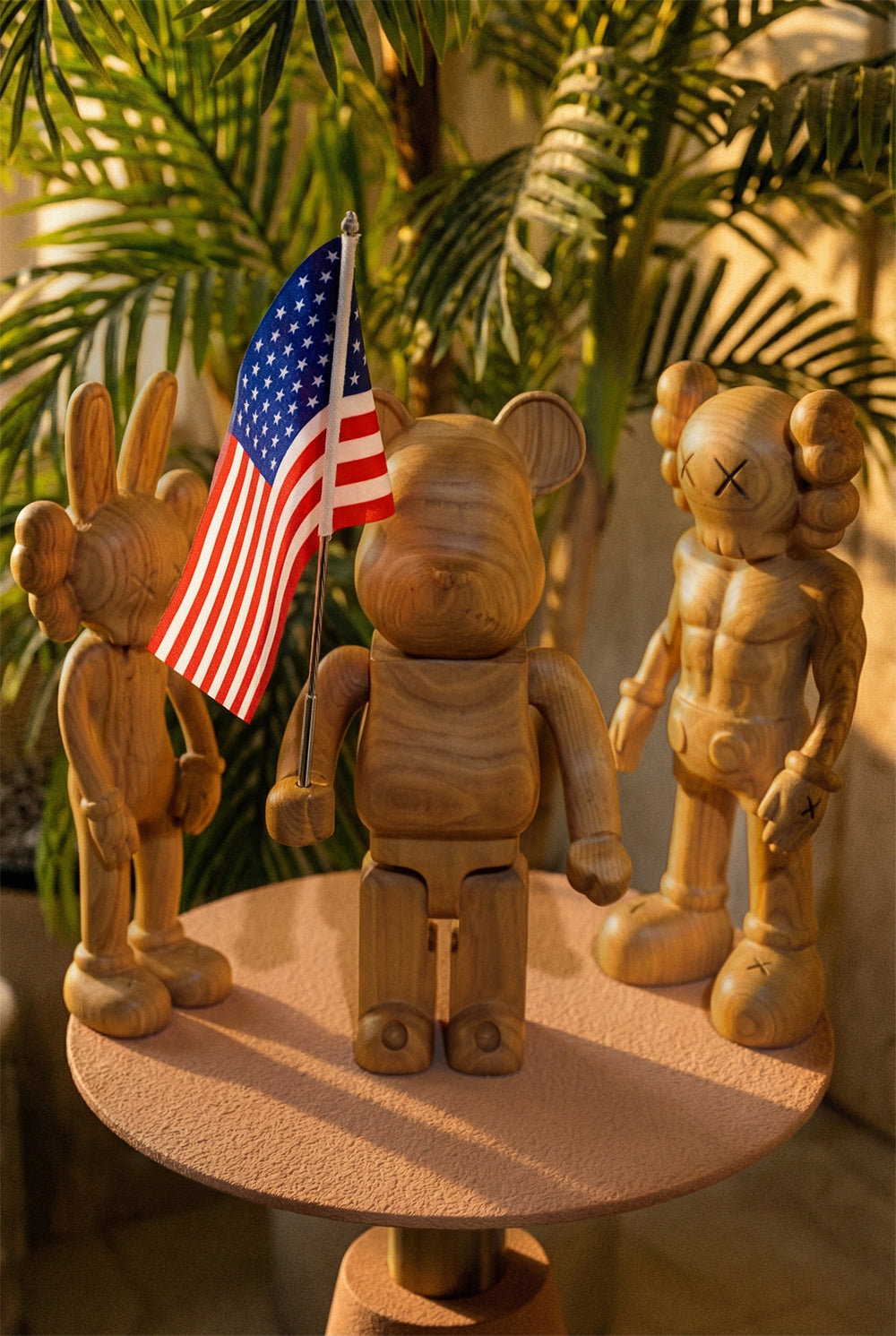 Handcrafted Wooden Bear Sculpture