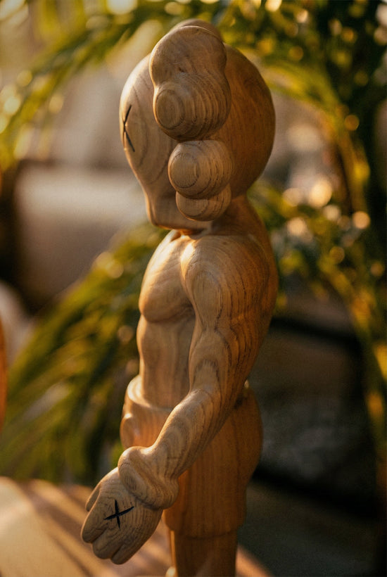 Handcrafted Wooden Bear Sculpture