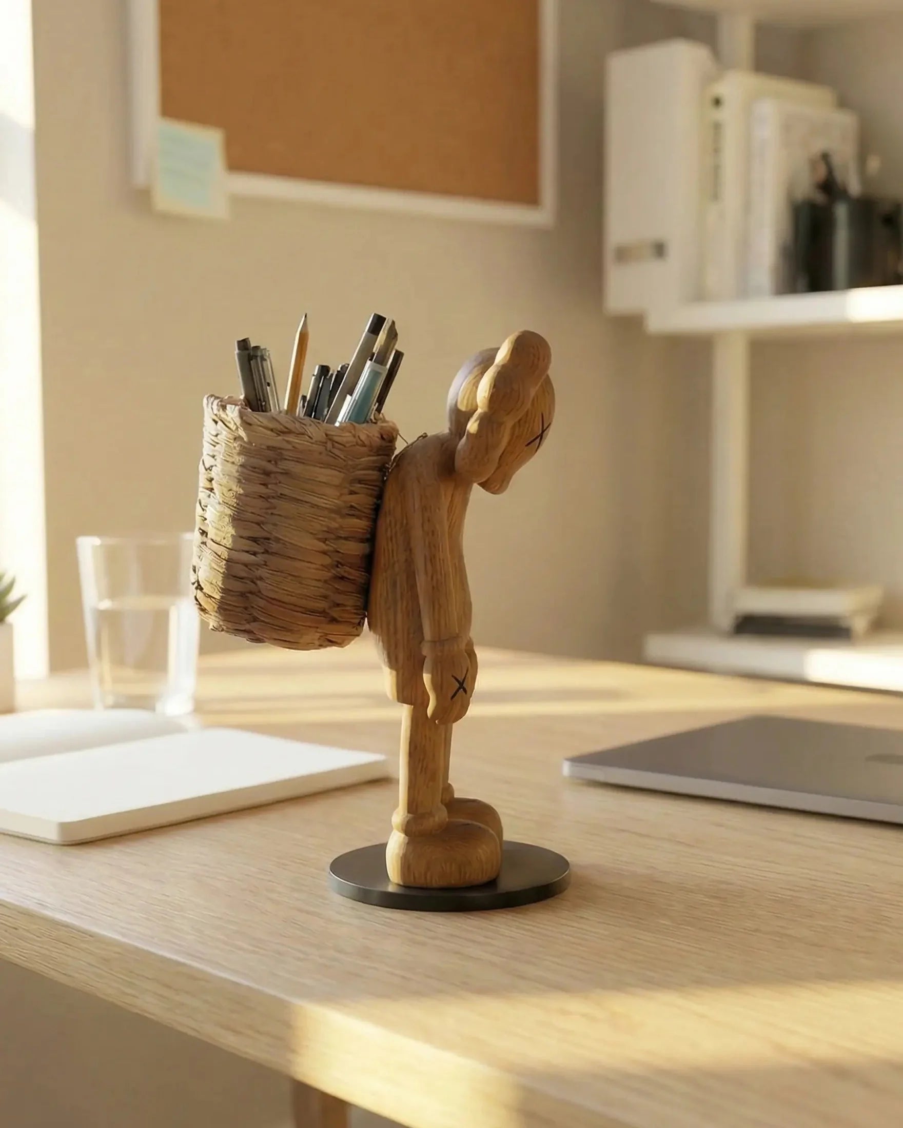 8" Pen Holder Figure Desk Organizer