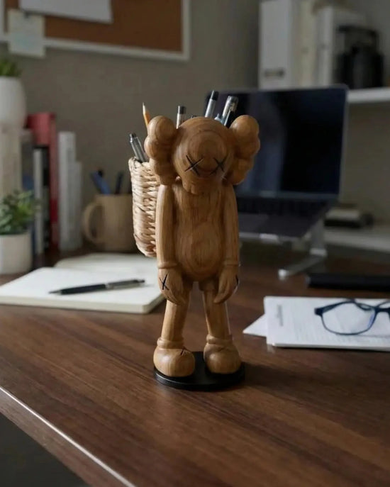 8" Pen Holder Figure Desk Organizer
