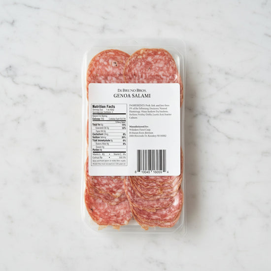 Sliced Genoa Salami