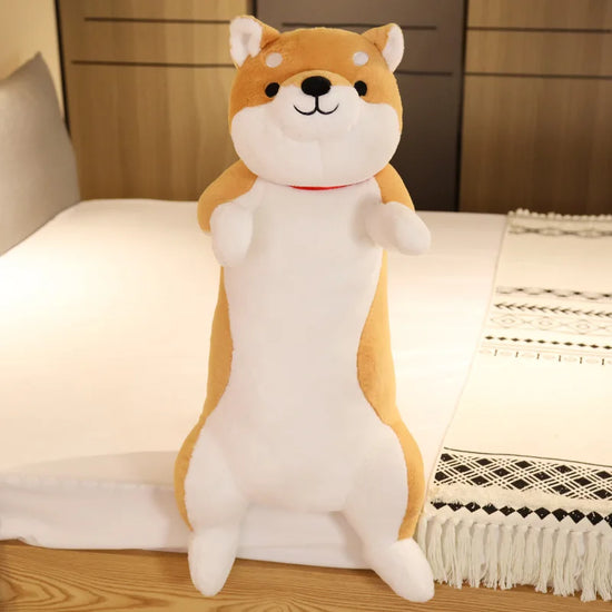 Giant Standing Dog Plush Toy – Cute Shiba Inu & Husky Stuffed Animal Body Pillow