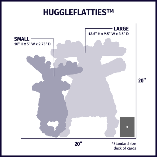 Barnyard HuggleFlatties™ Assorted Durable Plush Dog Toys (3pk)