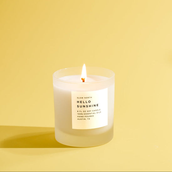 Hello Sunshine - Signature Candle (Grapefruit + Geranium + Lime)
