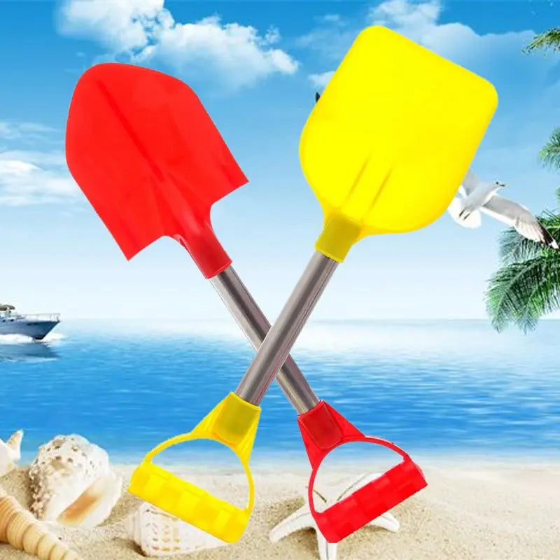 2-Piece Children’s Summer Beach Toy Set with Sand Shovels for Outdoor Play