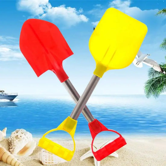 2-Piece Children’s Summer Beach Toy Set with Sand Shovels for Outdoor Play