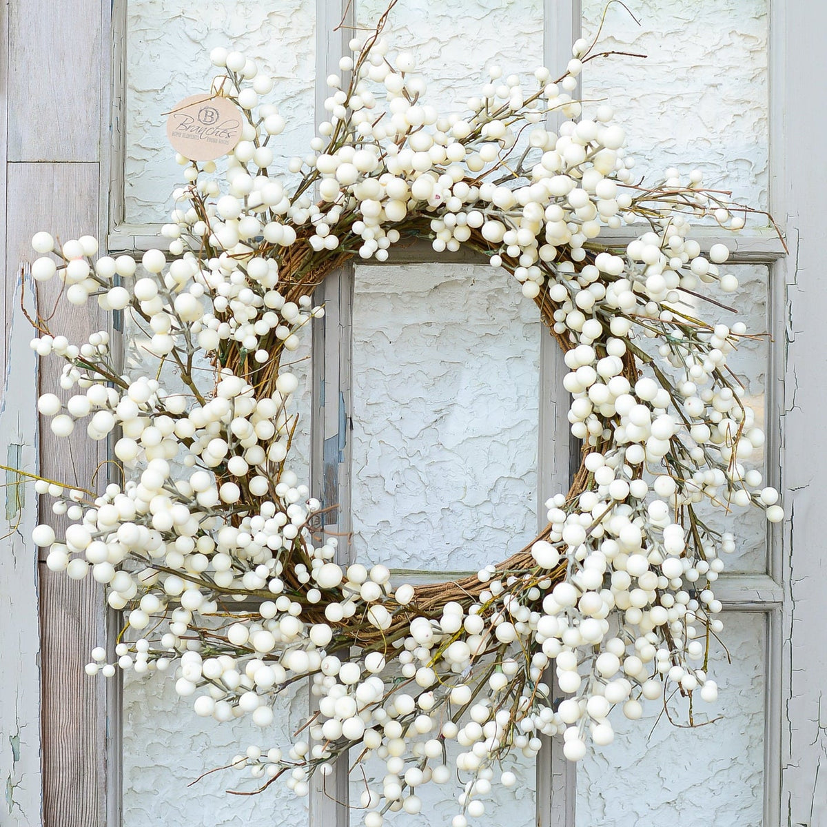 Cream Berry Wreath