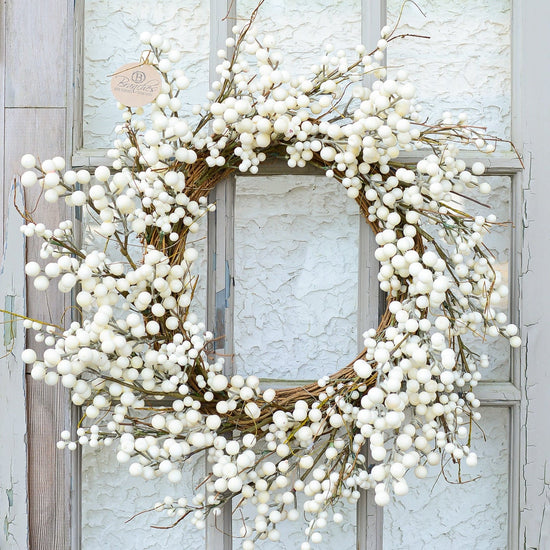 Cream Berry Wreath