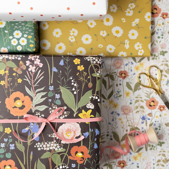 WILD FLOWERS | Double Sided Gift Wrap