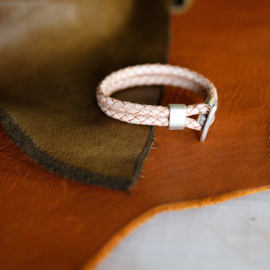 Braided Leather Bracelet - USA Made
