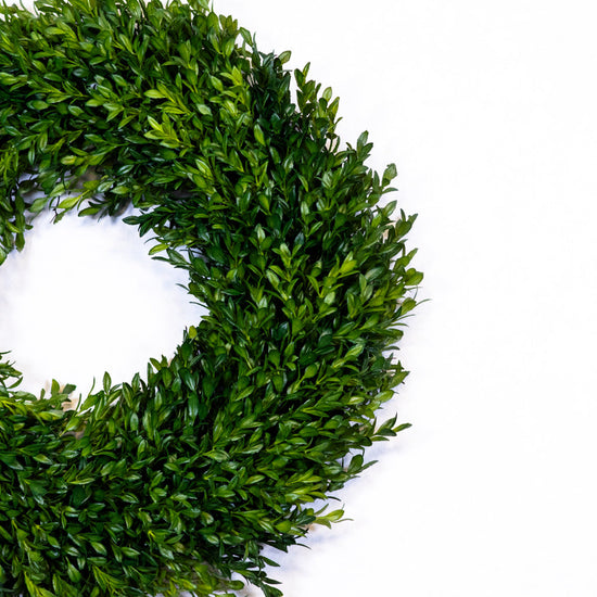 18" D Boxwood Wreath