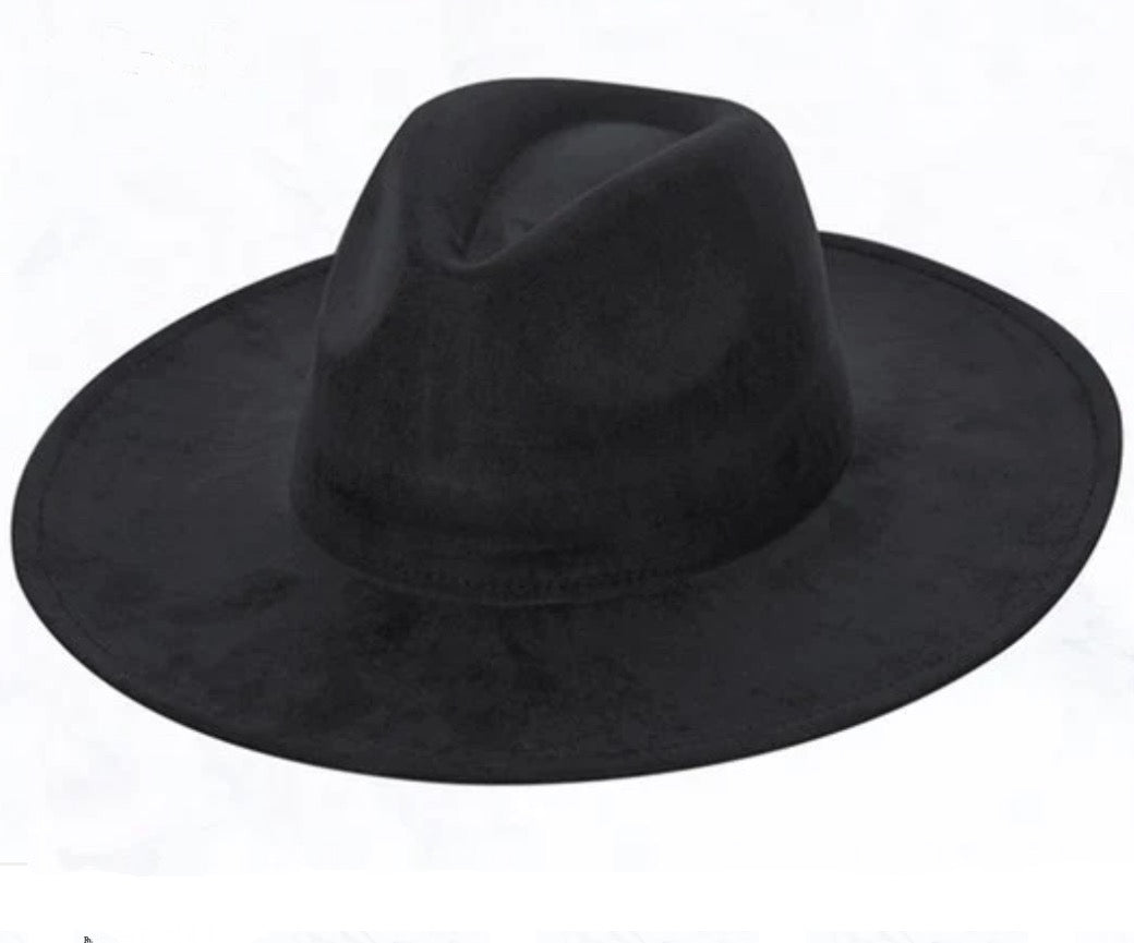 **Wide Leather Hair Hide Tan Hat Band Only w/ Turq 954a