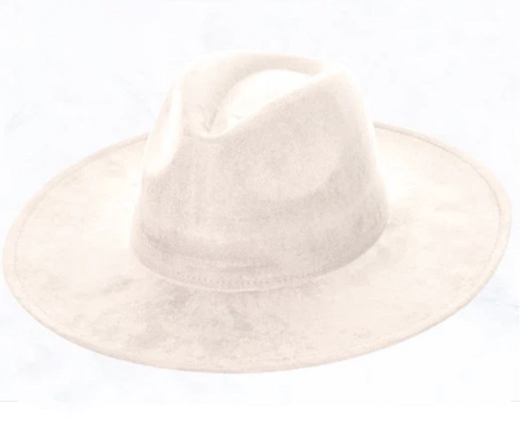 **Wide Leather Hair Hide Tan Hat Band Only w/ Turq 954a