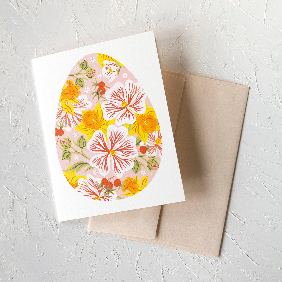 BLUSH EASTER EGG |  greeting card