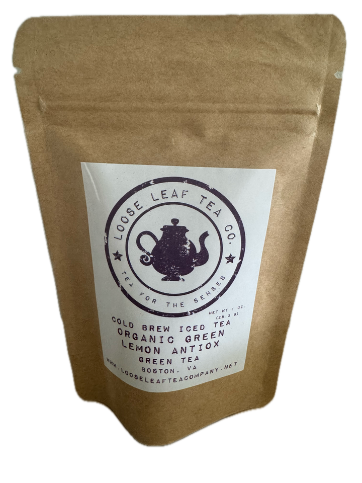 Iced Tea Sachet: Organic Green Lemon Antiox