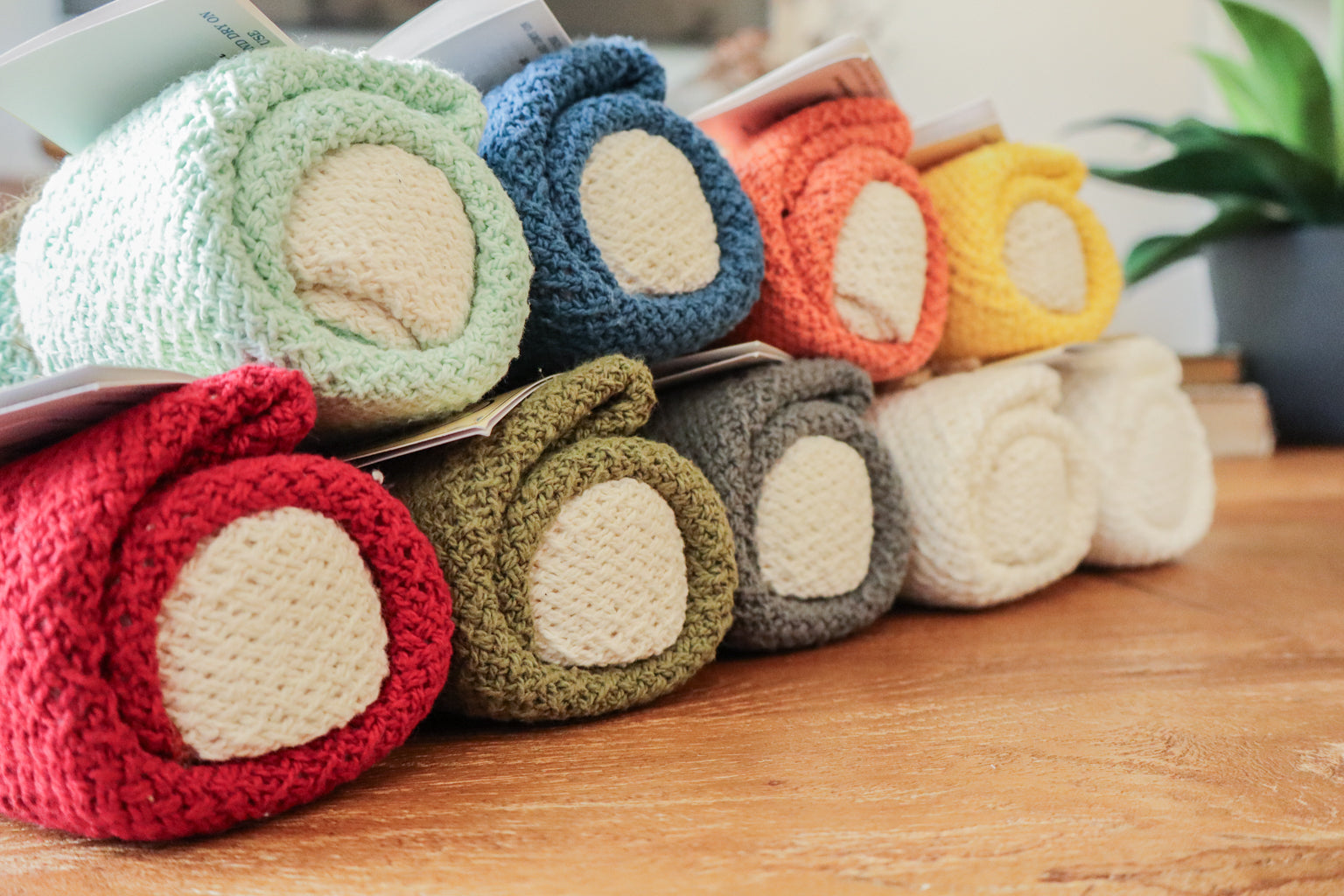 100% Cotton Dishcloths 11" x 11"