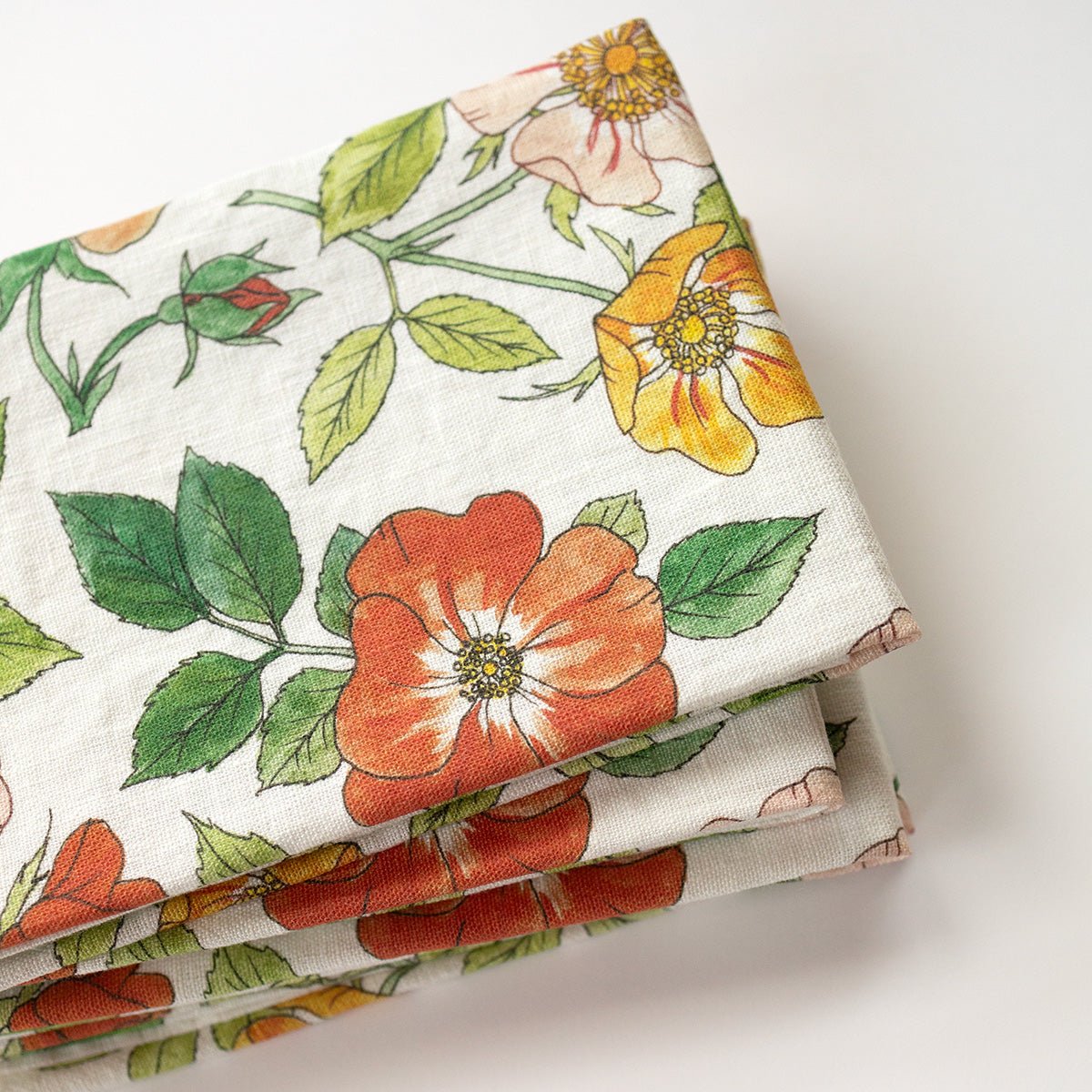 WILD ROSES | 100% LINEN TEA TOWEL
