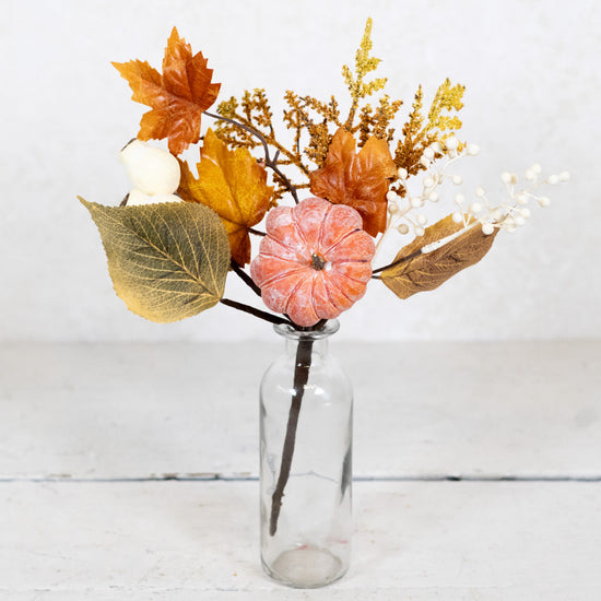 Pumpkin Orange, Mixed Berry and Leaf Pick