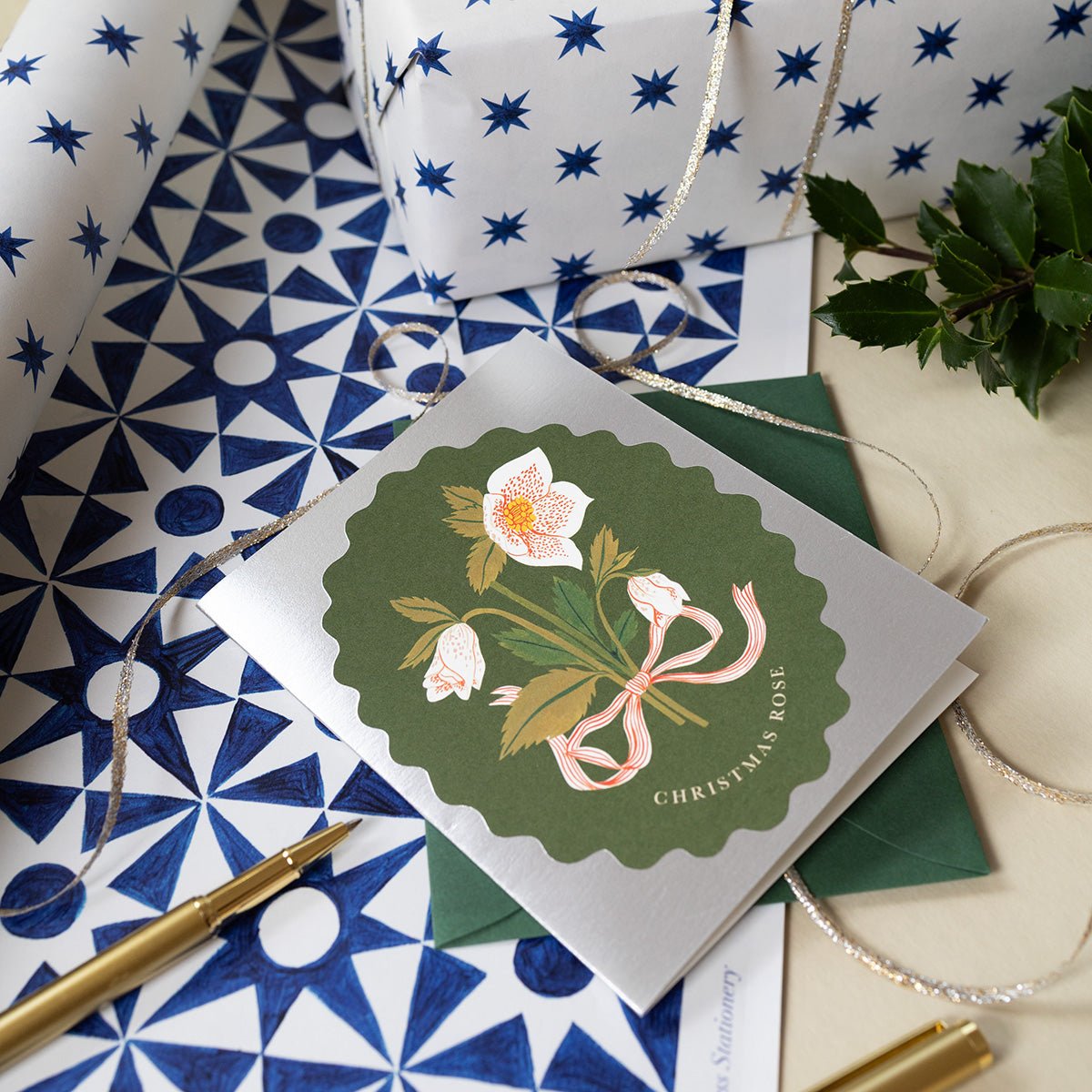 CHRISTMAS ROSE |  Holiday Card