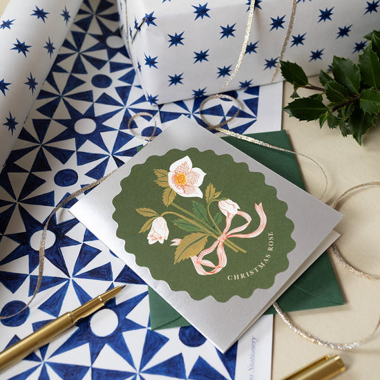 CHRISTMAS ROSE |  Holiday Card