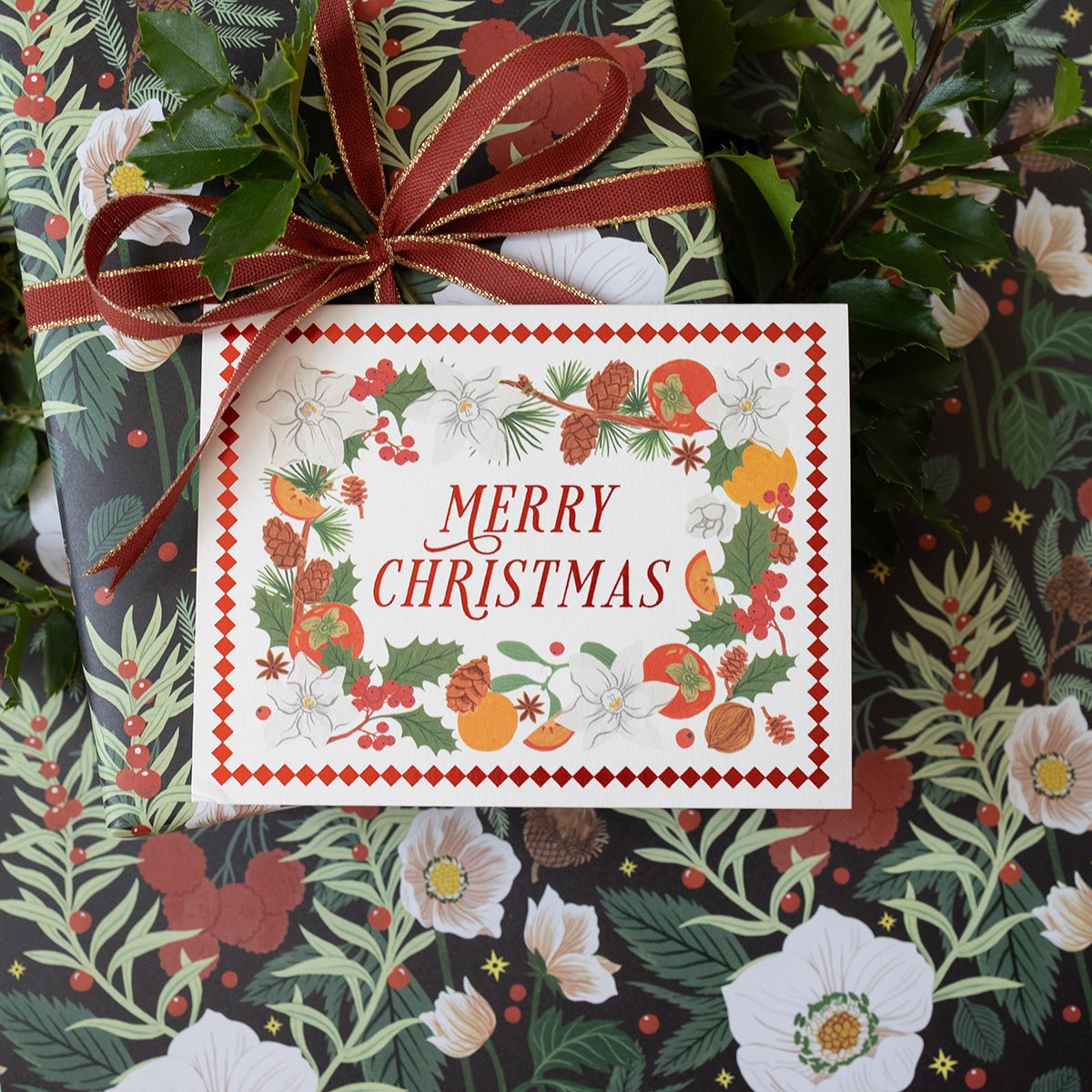 MERRY CHRISTMAS FLORA | greeting card