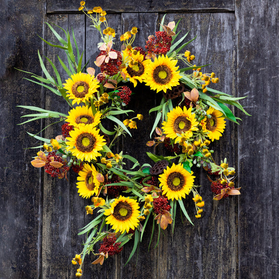 Sunflower Harvest Wreath