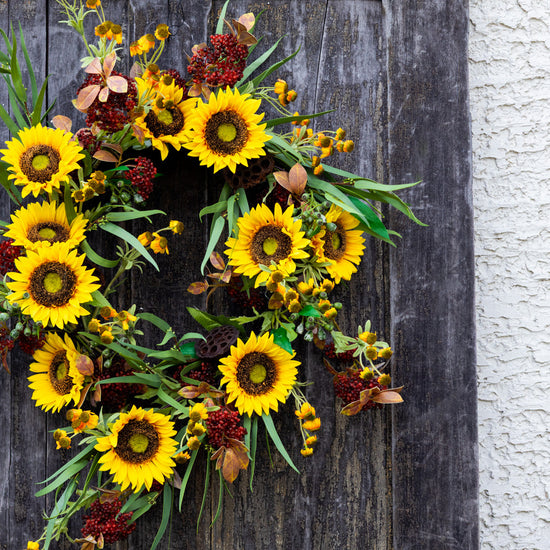 Sunflower Harvest Wreath