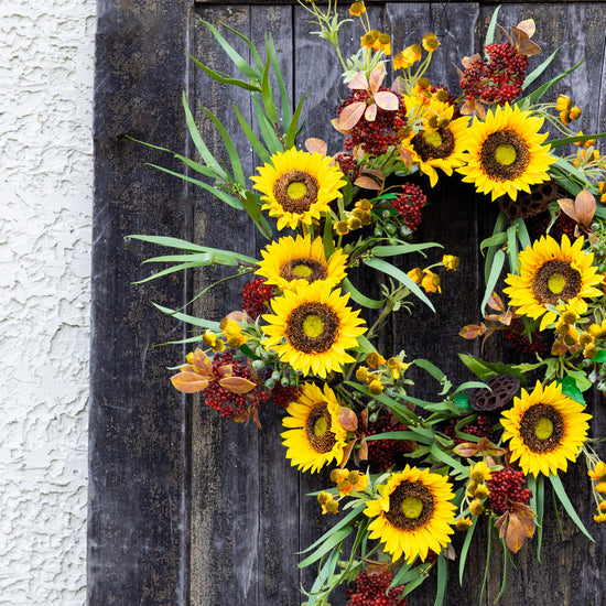 Sunflower Harvest Wreath