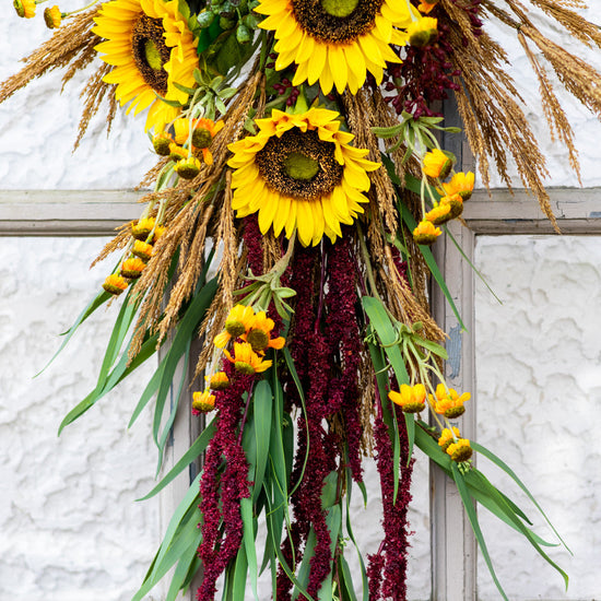 Sunflower Harvest Down Drop