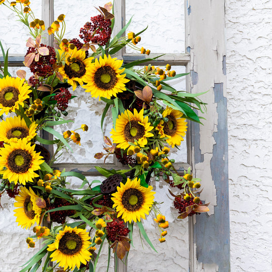Sunflower Harvest Wreath