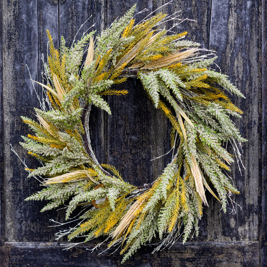 Cream Heather Wreath
