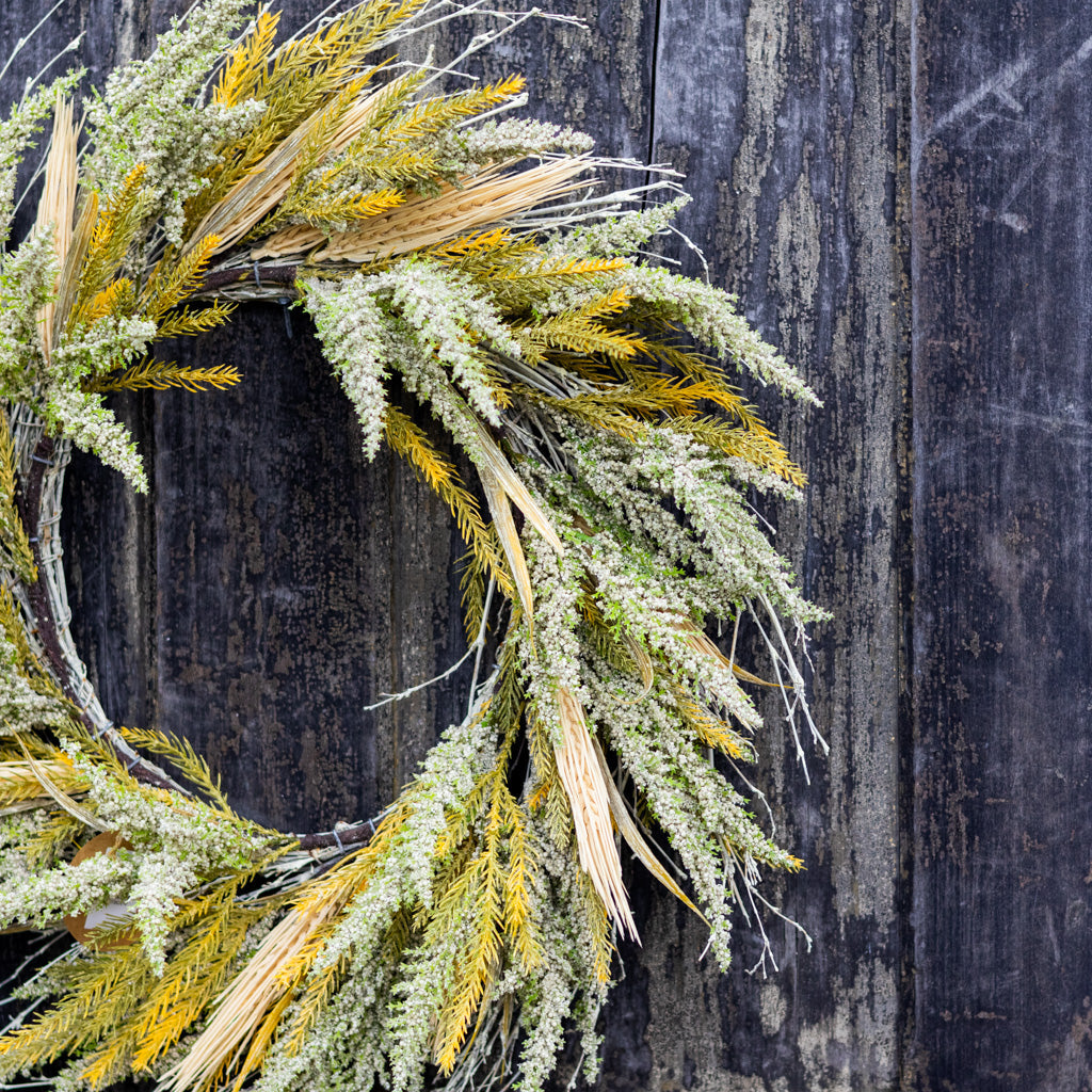 Cream Heather Wreath