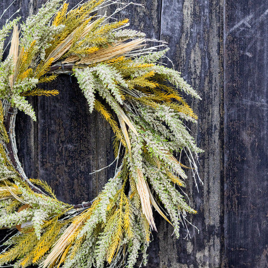 Cream Heather Wreath