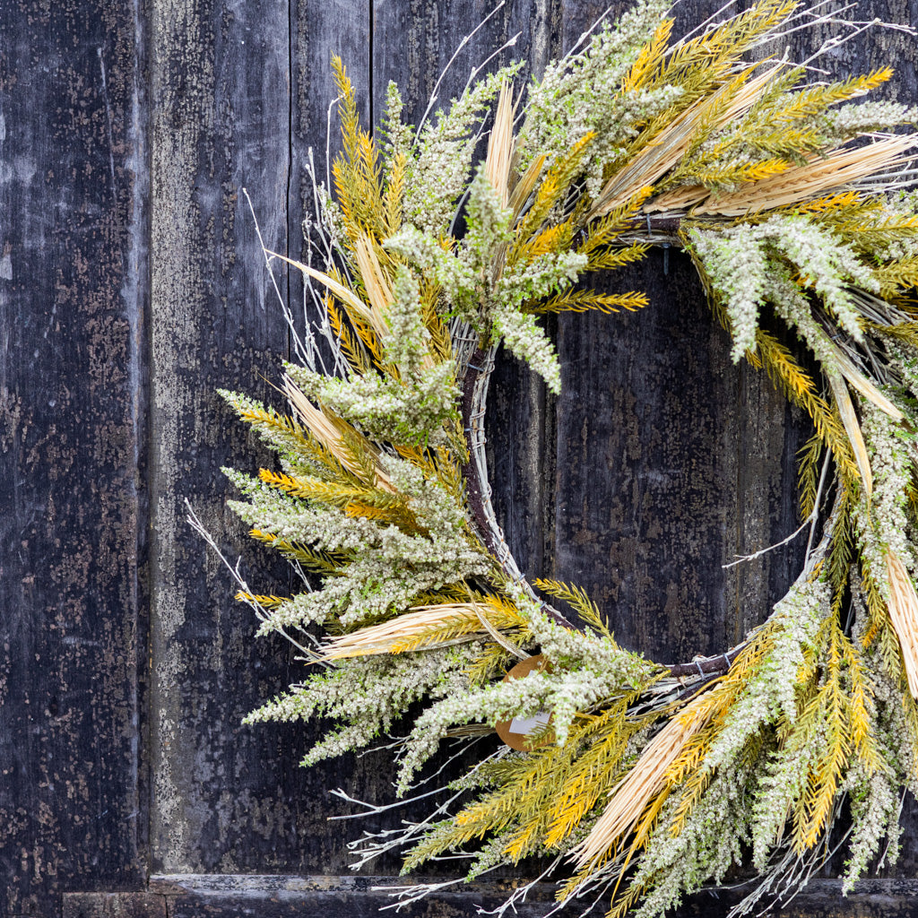 Cream Heather Wreath
