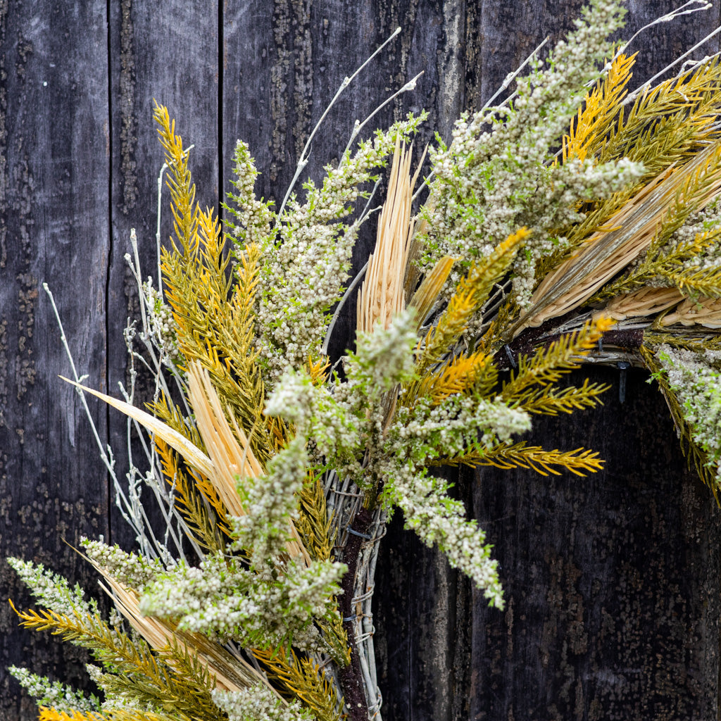 Cream Heather Wreath