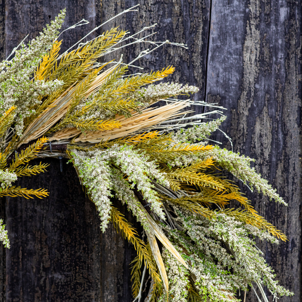 Cream Heather Wreath
