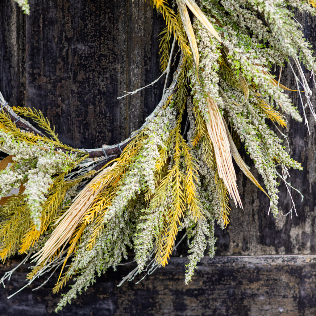 Cream Heather Wreath