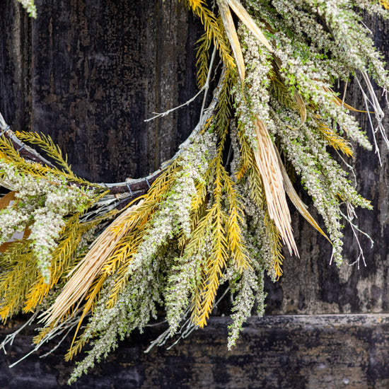 Cream Heather Wreath