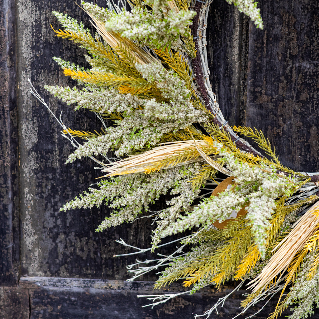 Cream Heather Wreath