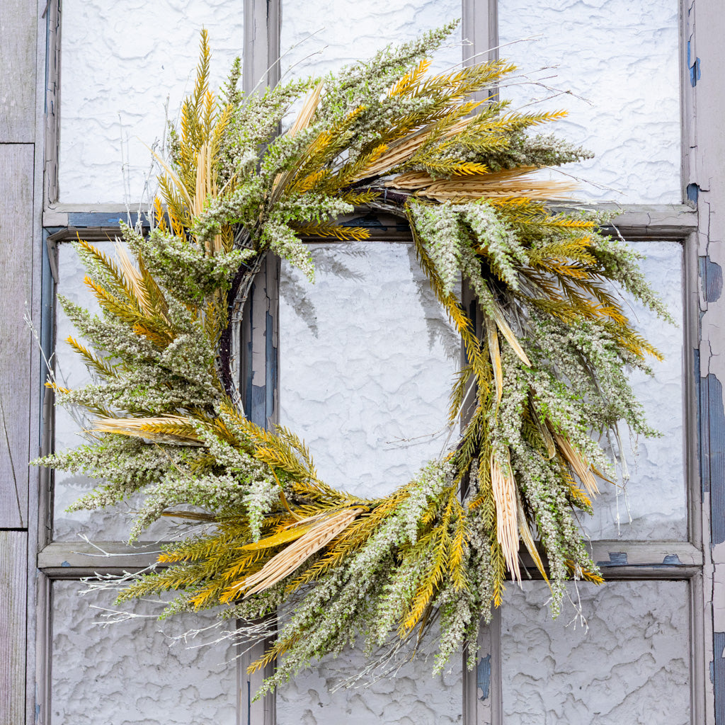 Cream Heather Wreath