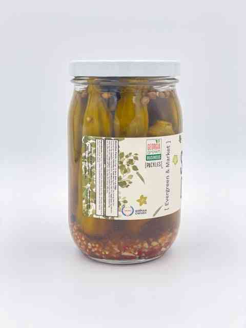 Gourmet Pickled Vegetables - Spicy Pickled Okra