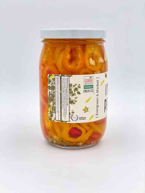 Sweet Italian Pickled Peppers - Pickled Vegetables