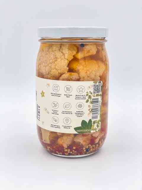 Spicy Pickled Cauliflower - Gourmet Pickled Vegetables
